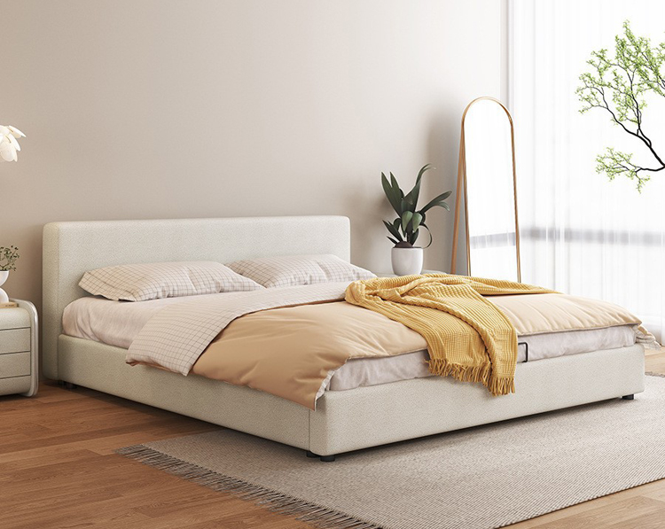 简约家具 日式极简防水科技布皮床 简约家具 日式极简防水科技布皮床