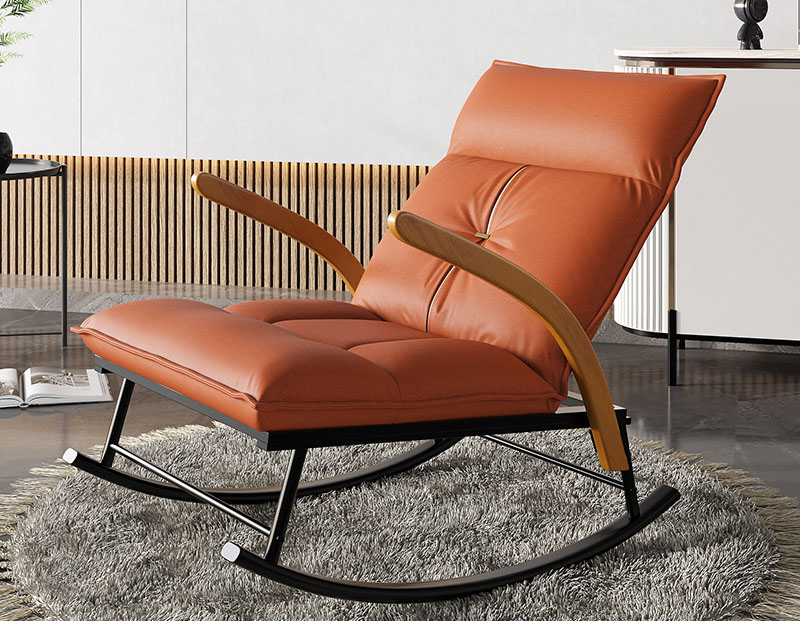 北欧轻奢摇椅折叠沙发椅单人卧室阳台飘窗椅北欧客厅休闲懒人沙发 北欧轻奢摇椅折叠沙发椅单人卧室阳台飘窗椅北欧客厅休闲懒人沙发